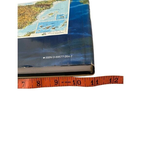 Atlas Of The World Rand McNally Maps 1987 Hardcover Book - Picture 10 of 13